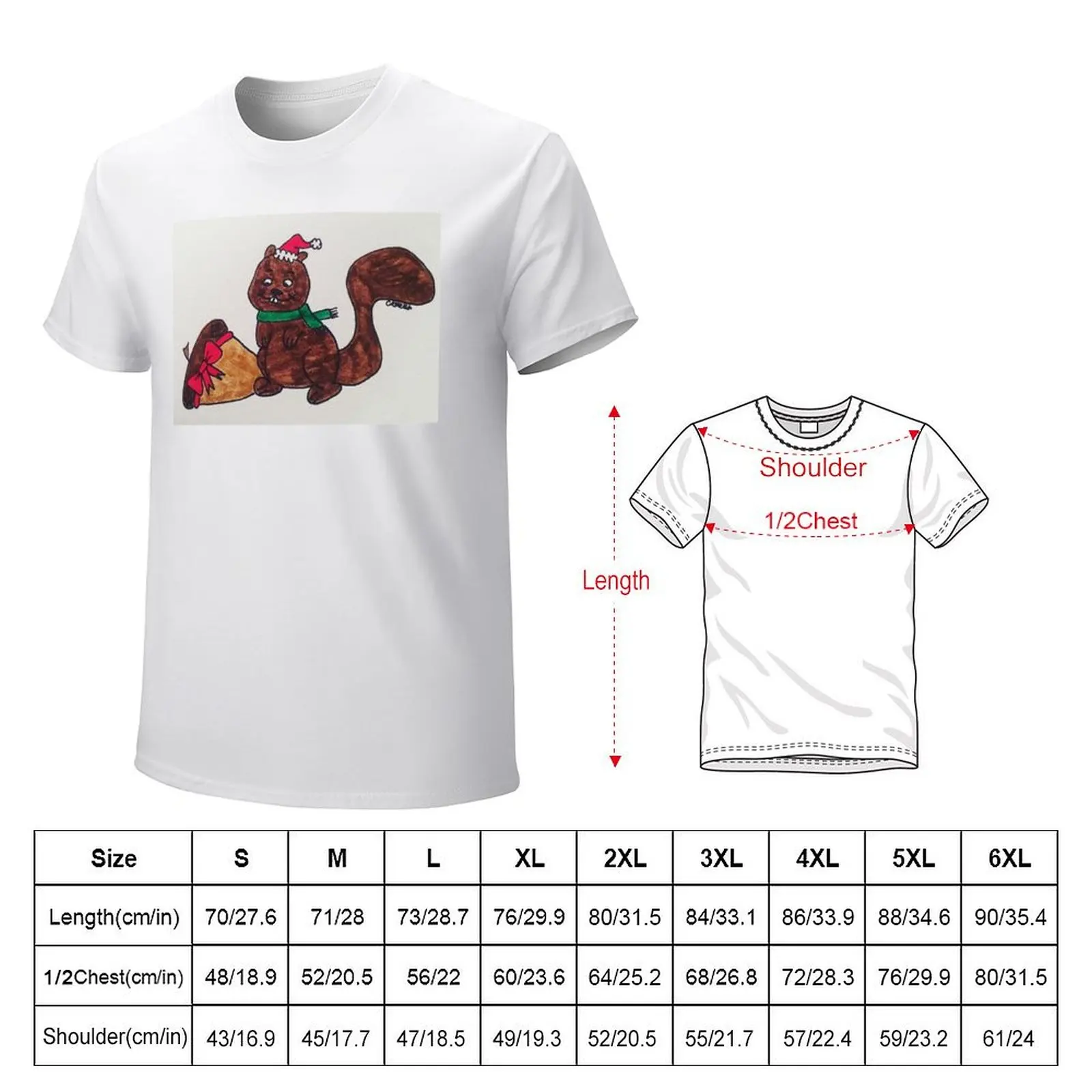 Squirrel Nuts T-shirt summer clothes heavyweights Aesthetic clothing oversized mens t shirts