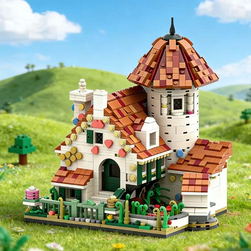 Set di Costruzioni Modulari Personalizzabili da 1721 Pezzi, Casa di Pan di Zenzero, Design Semplice Educativo Fai-da-Te, Regalo per Ragazzi e Vacanze