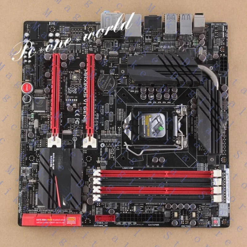 H  FOR ASUS MAXIMUS VI GENE LGA 1150 Intel Z87 Original Motherboard USB3.1 MicroATX