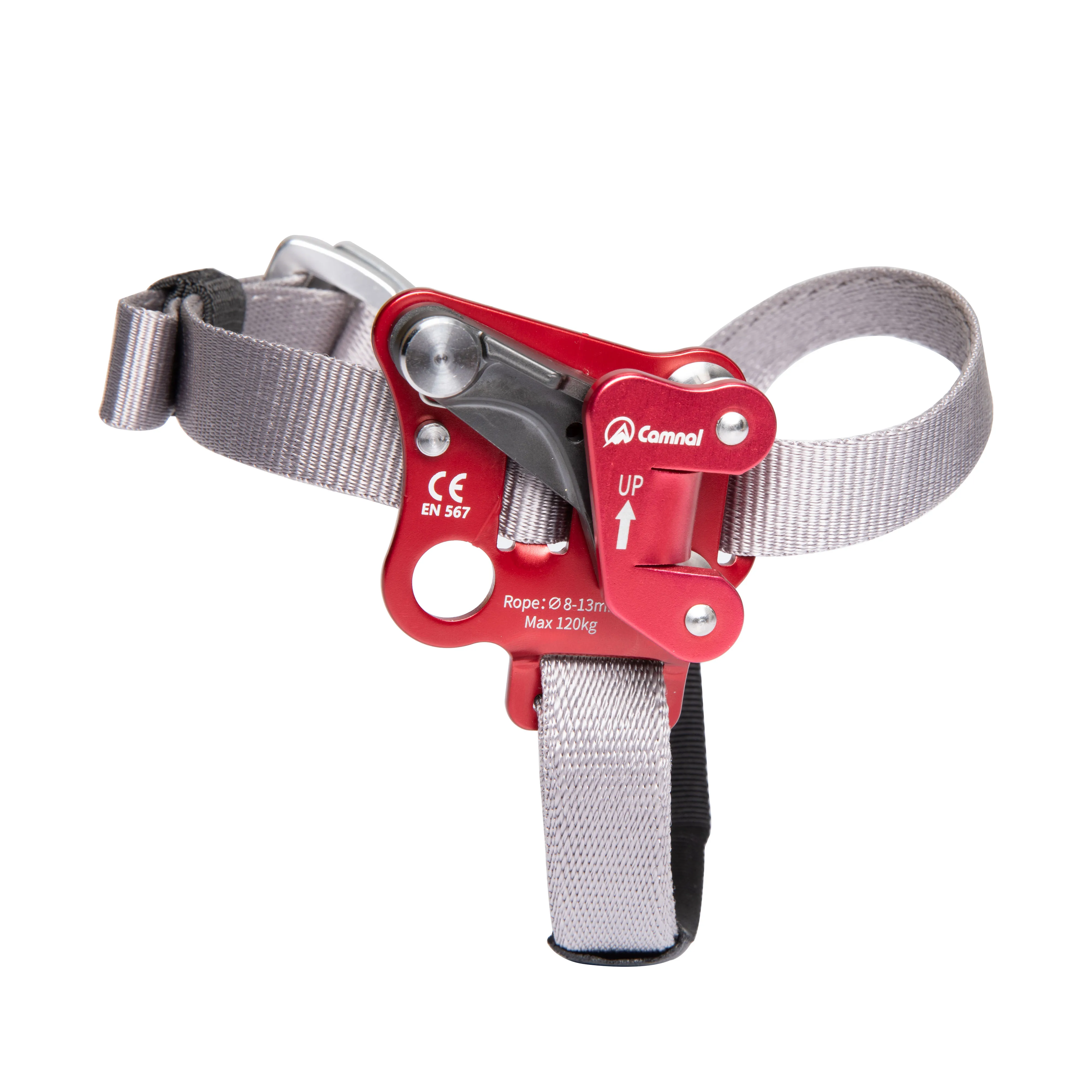 Rock Climbing Foot Ascender with Pedal Belt SRT Rope Gear Anti Fall Left Right Foot Ascend