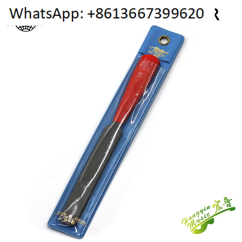 Japanes-e acoustic guitar fretboard fret polishing and repair tools: file to smooth out fret warping and curling.1PCS