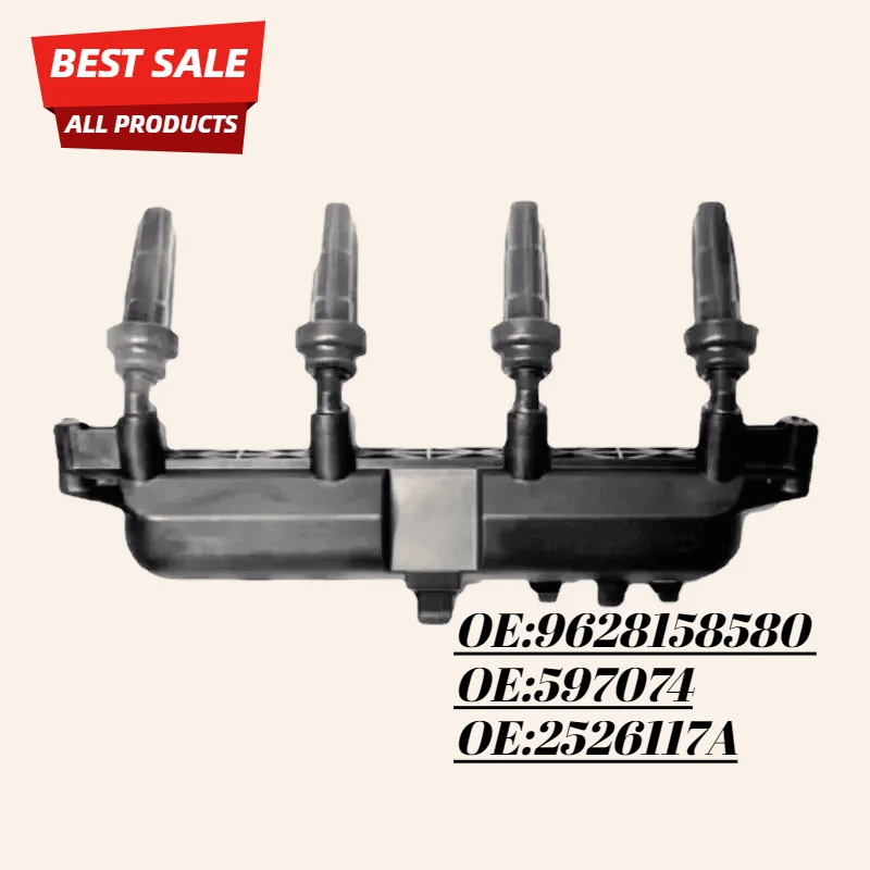 

Ignition Coil for Citroen Berlingo C2 C3 Saxo Xsara for Peugeot 307 106 206 9628158580 0986221034 597074 597072 96246755