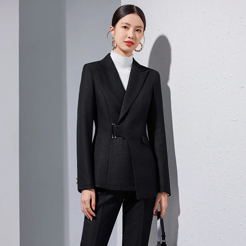 High-End Suit Women's Spring and Autumn Manager President Work Clothes Business Wear Temperament Goddess Style Formal Suit Jacke