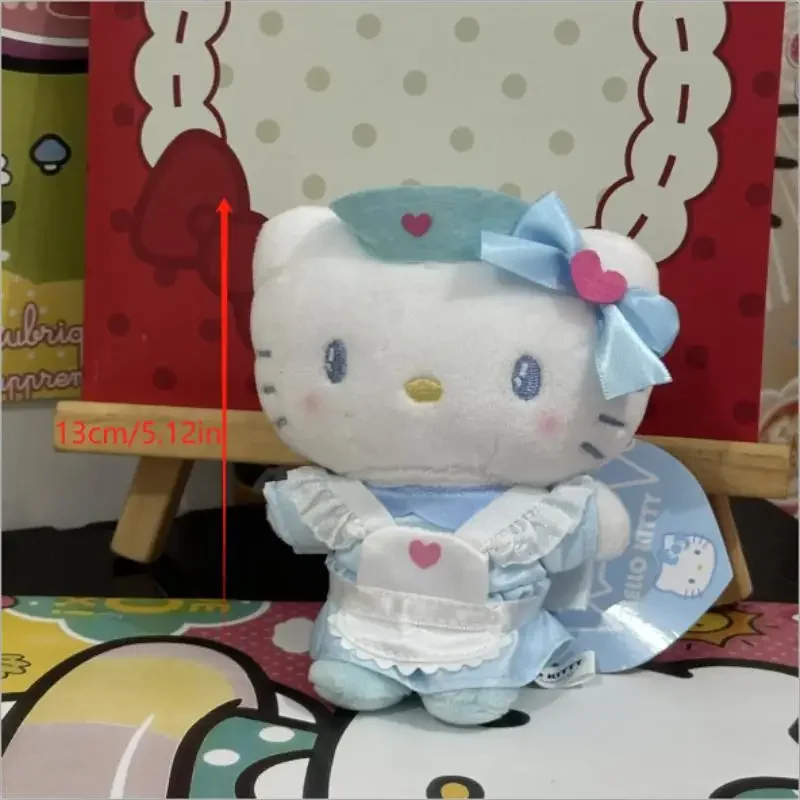 مرحبا كيتي Cogimyun أفخم دمية المفاتيح-لطيف ممرضة طبيب فستان KT القط حقيبة جرلي قلادة معلقة حلية لعبة هدية