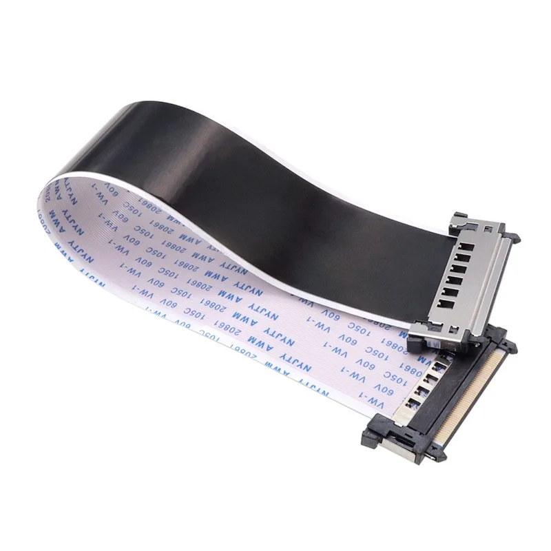 كابل FFC مرن LVDS4K كابل شاشة تلفاز LCD عالي الوضوح 41P/51P حماية من جانب واحد، كابل مضاد للتدخل