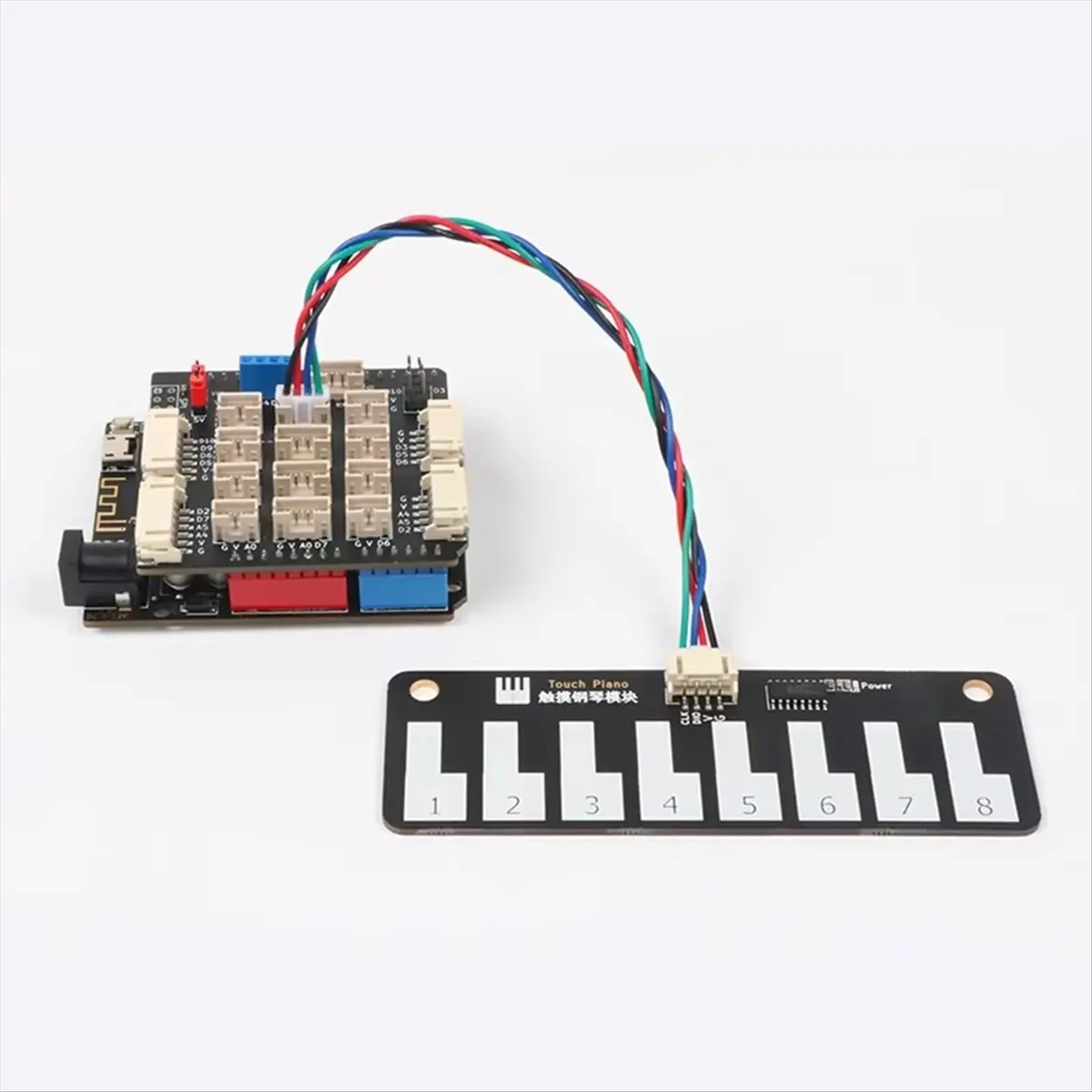 【ELEVATE LIFE】Touch Piano Sensor Module Expansion Board Capacitor Touch Ph2.0 Terminal Compatible with Interface