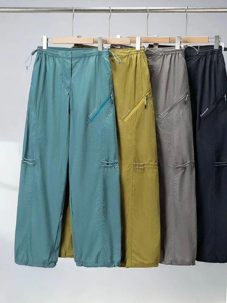 Lightweight Outdoor Climbing Waterproof Casual Paratrooper Pants Couple Style Quick Dry Functionality Leisure Soldier Trousers
