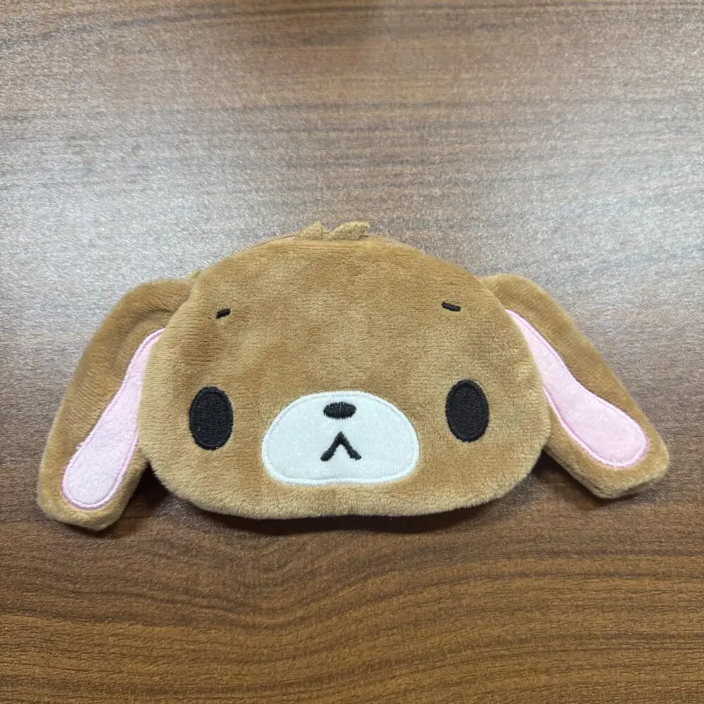 Kawaii Sugarbunnies المرأة أفخم سستة أحمر الشفاه الحقيبة حقيبة مستحضرات تجميل Shirousa Kurousa الكرتون المخملية سماعة حقيبة محفظة نسائية للعملات المعدنية هدية