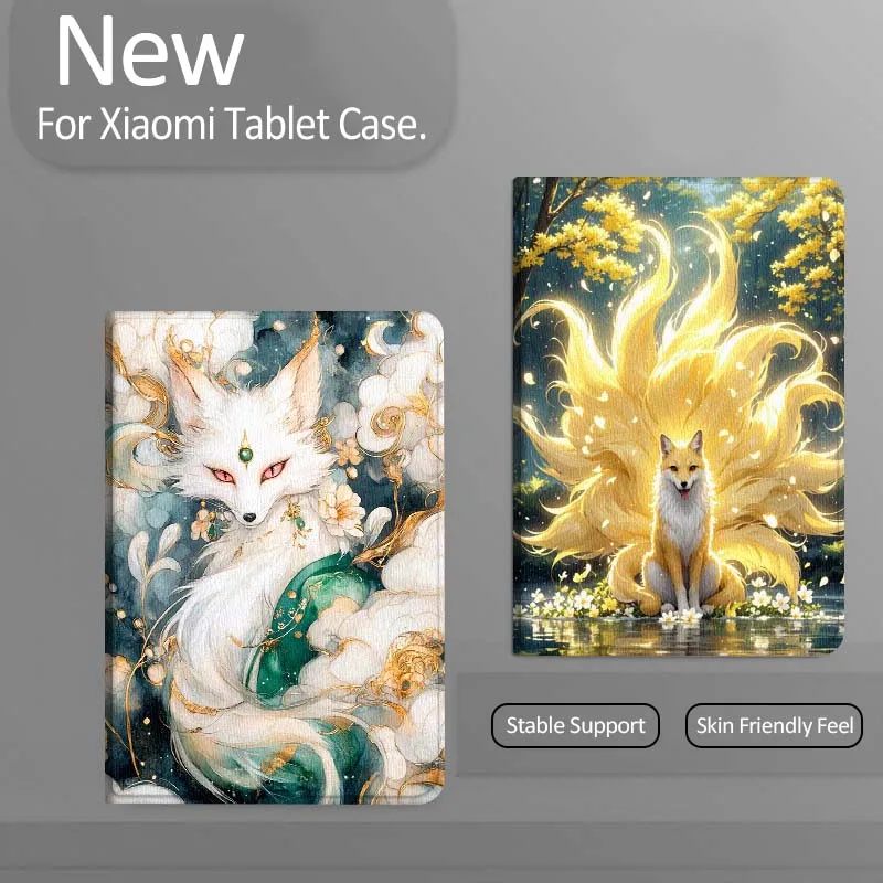 

Cartoon Anime Fox For Xiaomi Redmi Mi Pad 4 5 6 7 8 K SE Mini Pro Plus Max 10.1 11.2 inch Tablet Case