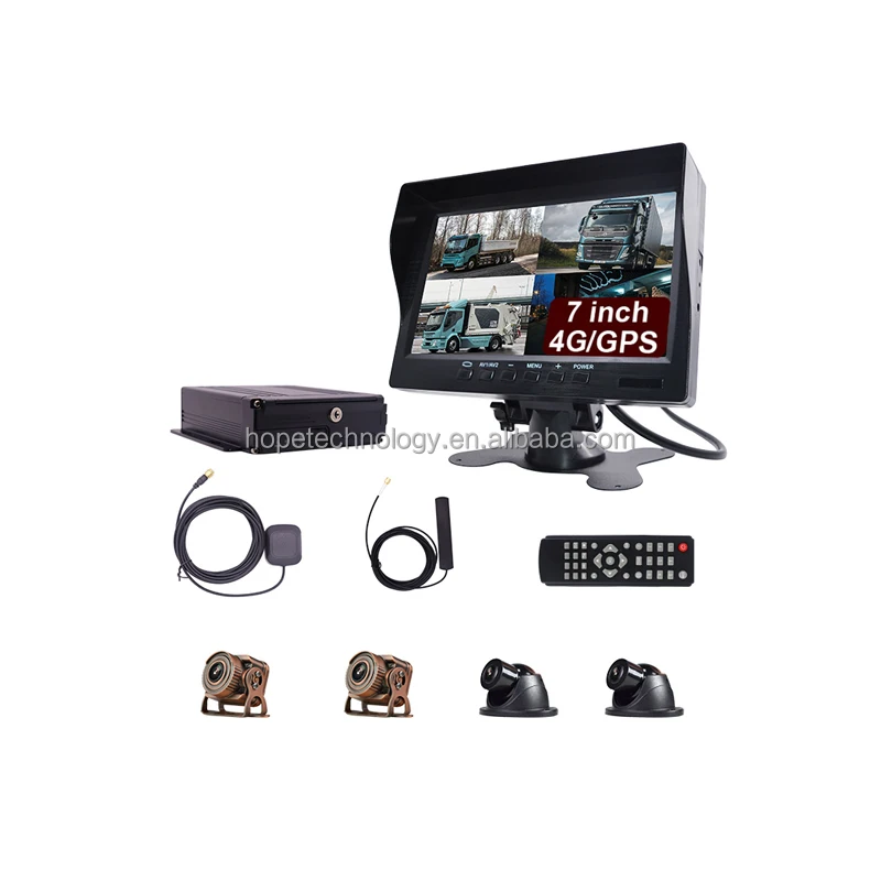 

Заводской мобильный видеорегистратор 4G 4CH Camara Para DVR Mobil Truck MDVR Комплекты системы наблюдения за транспортными средствами