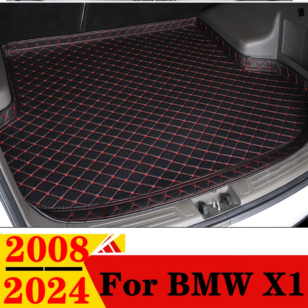 High Side Car Trunk Mat For BMW X1 2024 2023 2022 2021 20 2019 2018-2008 XPE Tail Boot Tray luggage Pad Rear Cargo Liner Carpet