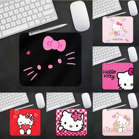 MINISO Sanrio Cute Hello Kitty Gaming Mouse Pad XS Small Mousepad for PC Gamer Desktop Decoration Office Mouse Mat Deskmat Rug