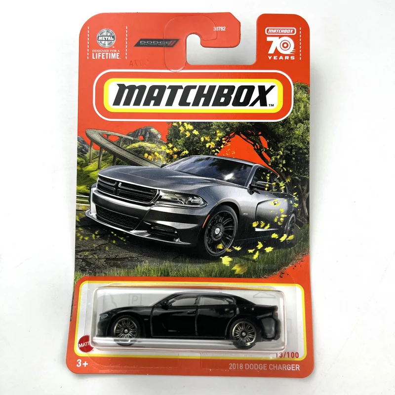 2024 Matchbox Cars18 DODGE CHARGER 1/64 Die-cast Model Car Toy Vehicles