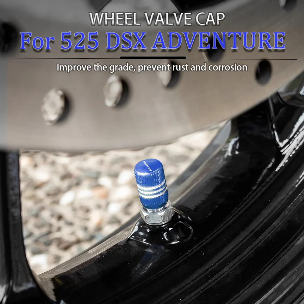 

Motorcycle Tire Valve Cover Dustproof Caps 525 DSX Accesorios for VOGE DS525X 525DSX 525R Voge525 DSX525 Adventure 2023 2024