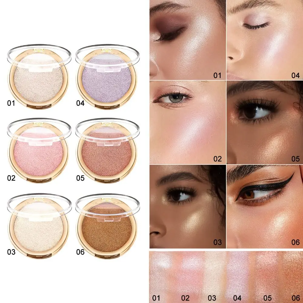 Highlight Face Contour Highlighter Brighten Eyeshadow Diamond Highlight Powder Makeup Contour Glitter Highlighter Palette