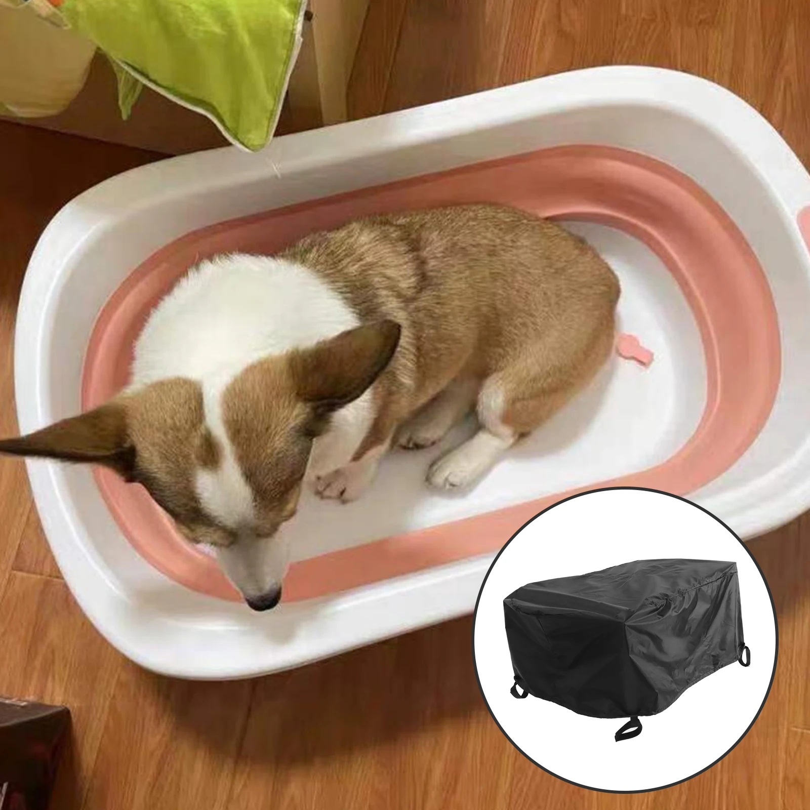 

Pet Bath Cover Foldable Bathtub Dog Bathing Supplies Pool Cat Shower Accessories