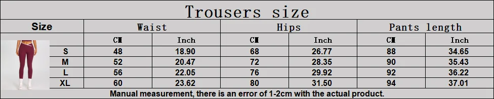 Size chart and fit details