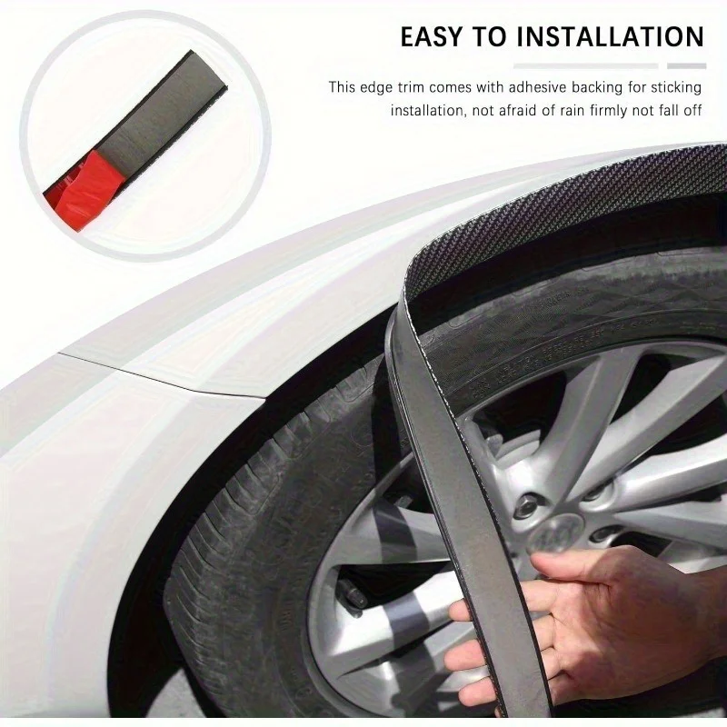 4PCS Car Stickers Anti Scratch Door Sill Protector Strip Nano Carbon Fiber Car Threshold Protection Bumper Film Car Accessories