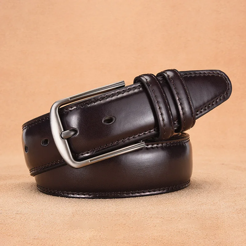2026 High Quality PU Leather Belts for Men Brand Strap Male Leisure Fashion Needle Buckle Jeans Cowboy Cintos Luxury Designer
