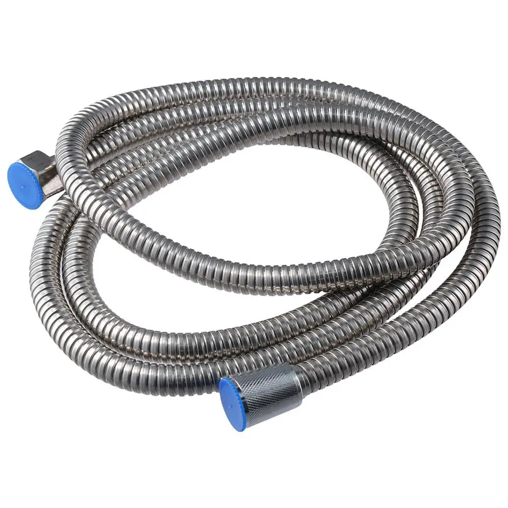 

Stainless Steel Shower Hose Kink Free Telescopic Hose Explosion-proof Shower Hose Replacement Anti-rust Bathroom Inlet Pipe