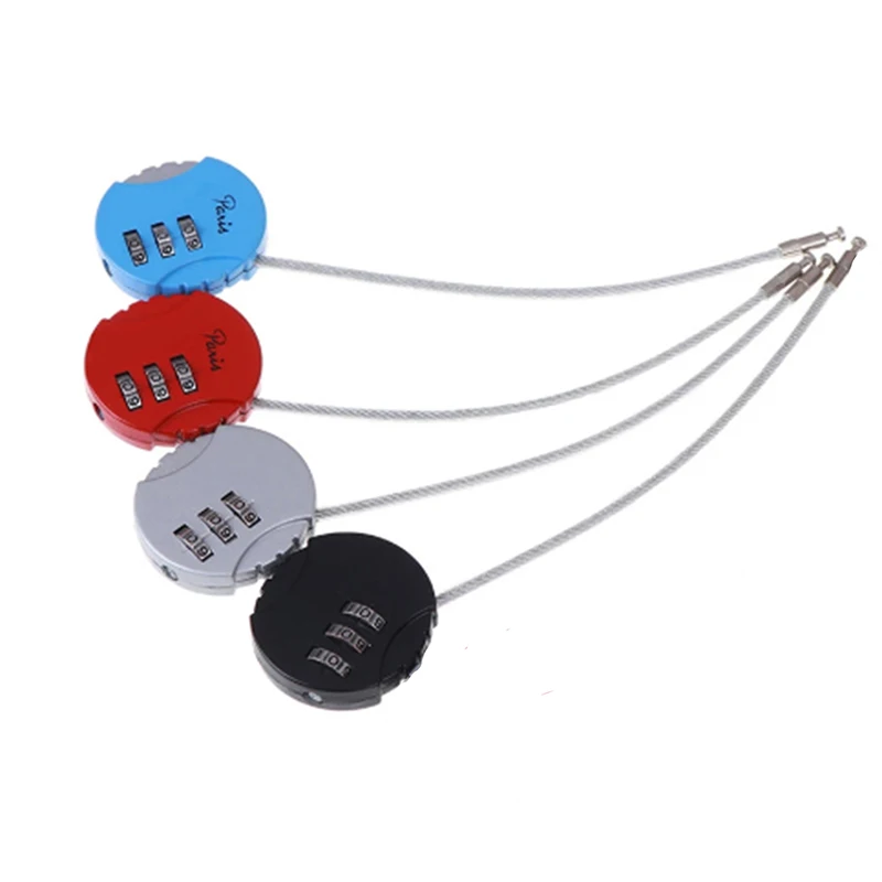 Mini Dial Digits Code Number Password Combination Padlock Safety Travel Security Lock For Luggage Lock Padlock Gym