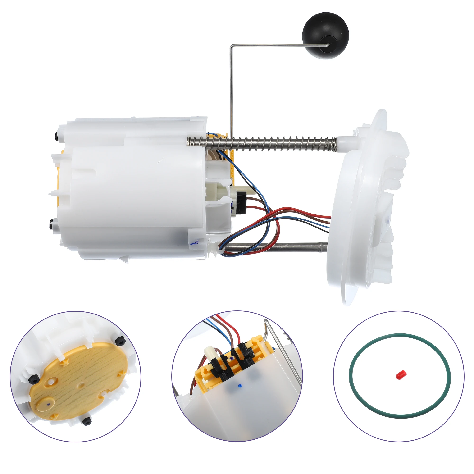 X Autohaux Car Electric Fuel Pump Assembly 5136021AD for 18 Gallon Fuel Tank for Chrysler for Dodge V6/8 2.7/3.5/5.7L 2005-2010