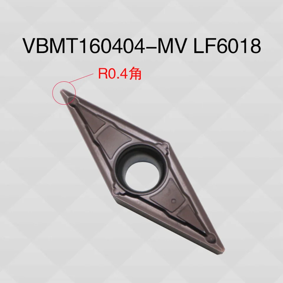 DESKAR Werkzeug VBMT160404 VBMT160408 LF6118 LF6018 Wendeschneidplatte VBMT Numerische Steuerung Drehmeißel Drehwerkzeug für Edelstahl – Detail 4