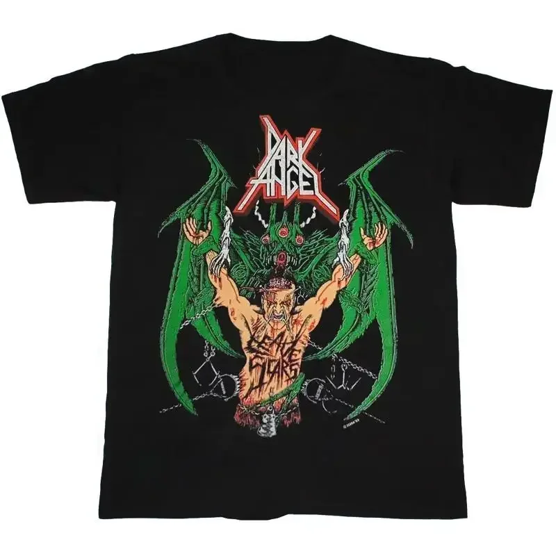 Vtg Dark Angel Leave Scars Tour Cotton Black All Size T Shirt