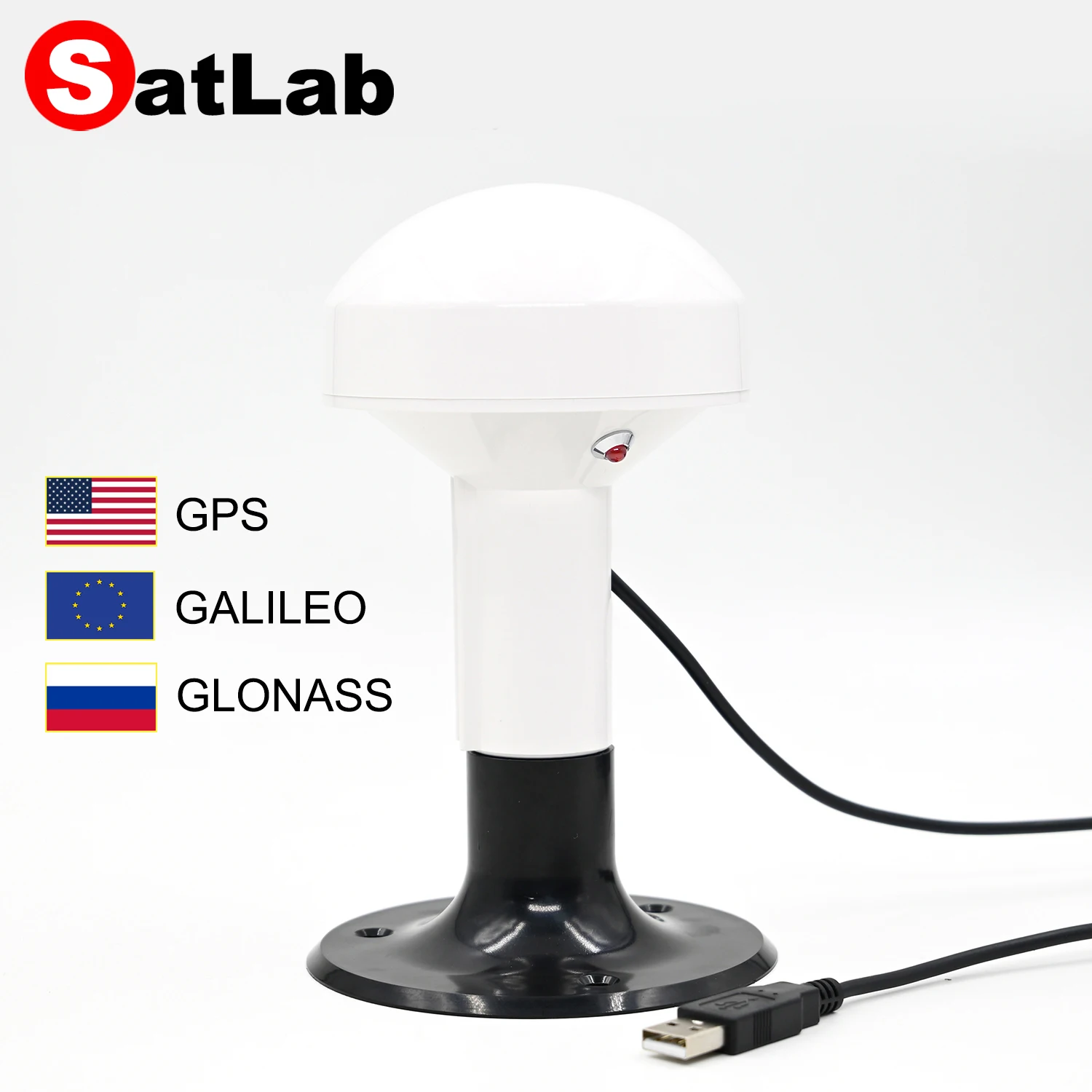 Marina NMEA 0183 USB GPS GNSS antena receptor GPS GLONASS Galileo BeiDou NMEA0183 antena USB M8030 M8N 1-10Hz