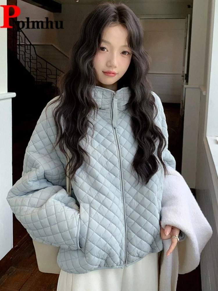 

Hooded Zippers Baggy Jackets Coat Women's Casual Korean Fashion Chaquetas Loose Short Thickened New Warm Jaquetas Casaco