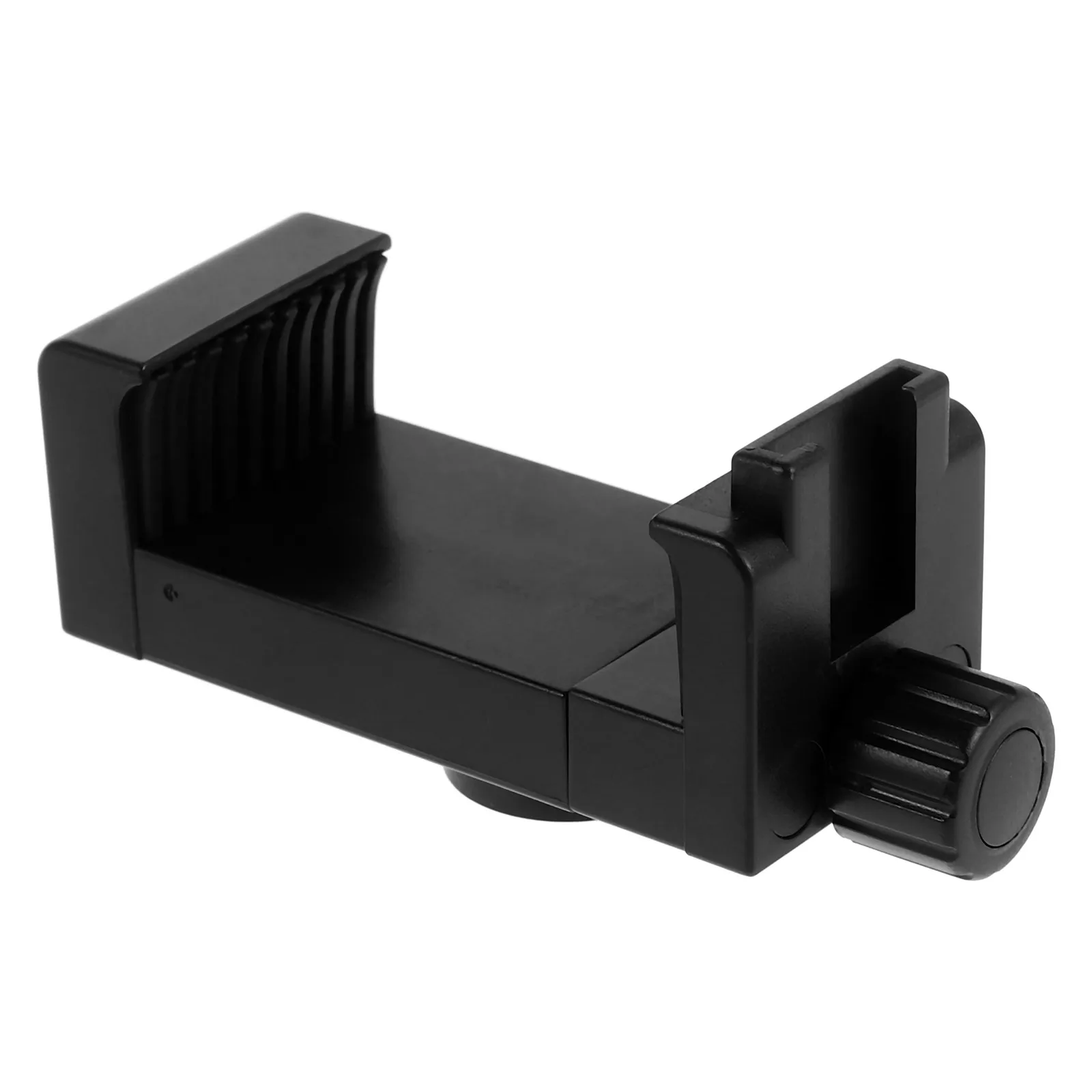 

Hot Shoe Phone Holder Cell Camera Stand Tripod Mount Adapter Portable Mobile Black Clamp Mobile Photography Sturdy Secure