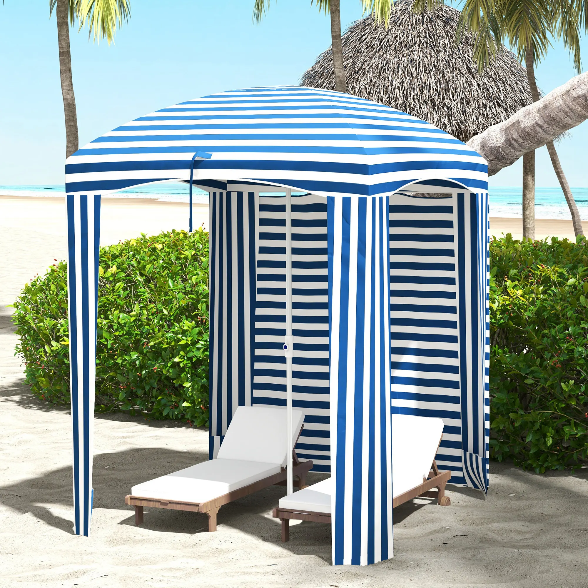 Portable Beach Cabana Umbrella with Carry Bag