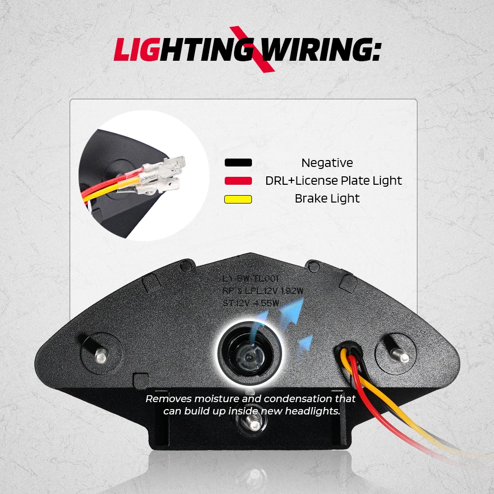 E24 Emark Rücklicht für BMW F800S F800R F800ST F800GT F650GS F6850ST R1200GS GS ADV Serie Motorrad Rücklicht DRL Bremslicht Emark – Detail 4