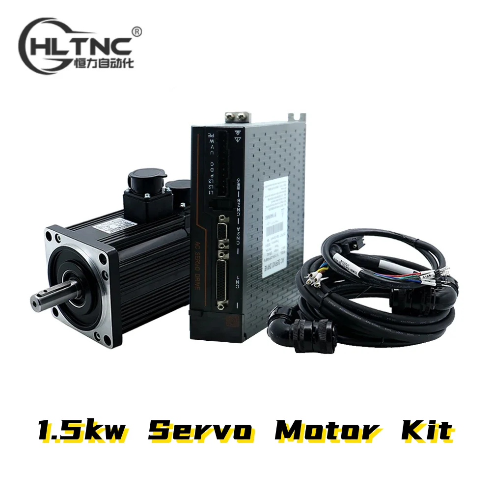 

110ST-M05030 130ST-M06025 130ST-M10015 с драйвером T3DF RS485, комплект серводвигателя переменного тока 1,5 кВт, 220 В, 3000 2500 1500 об/мин, 5/6/10N