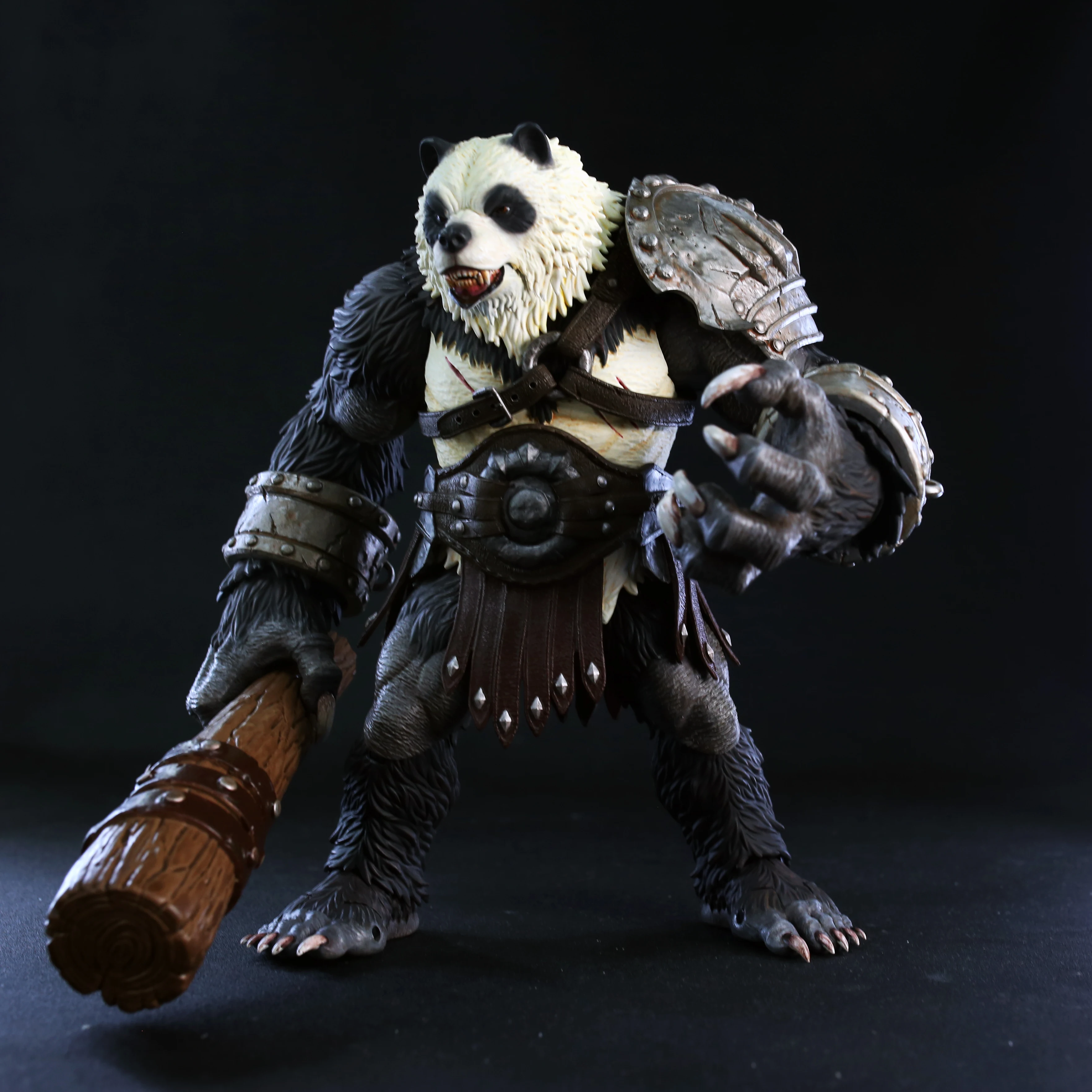 MemoryToys 1/10 World de aventurero Berserker Bear hombres modelo conjunto completo 22cm Druida Animal Panda gigante figuras de acción juguetes regalos para seguidores