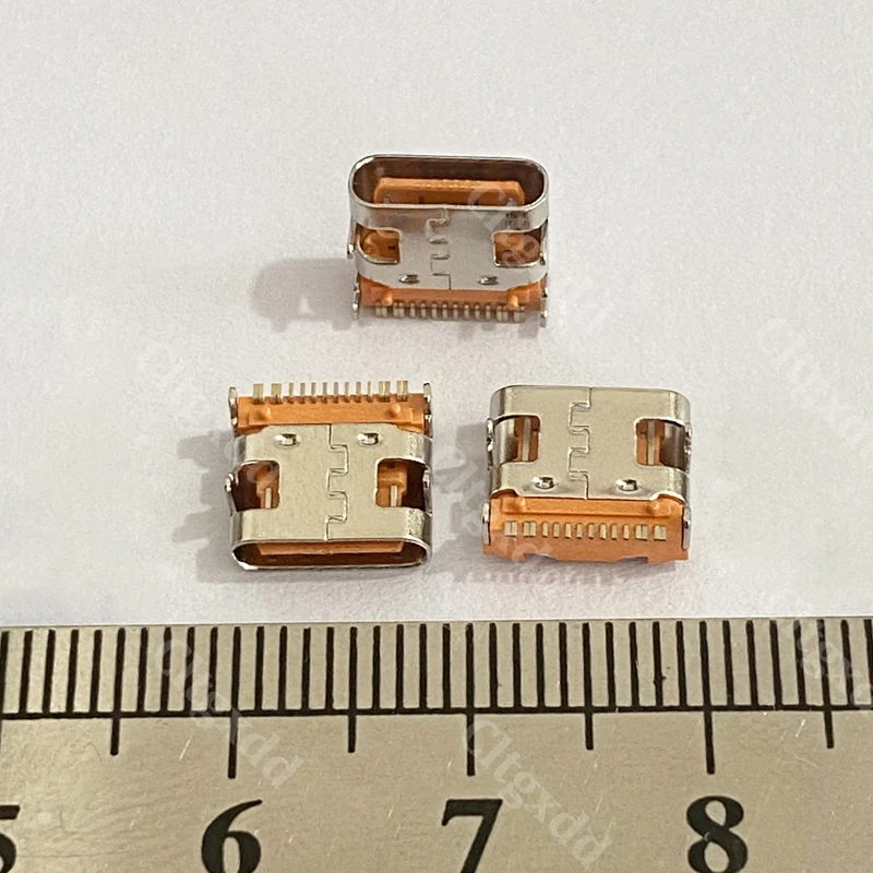 Cltgxdd 20 Stück 16-Pin Typ-C Buchse USB3.1 SMT SMD DIP Stecker Hochstrom-Ladeanschluss für PCB-Leiterplatten-Reparatur DIY – Detail 9