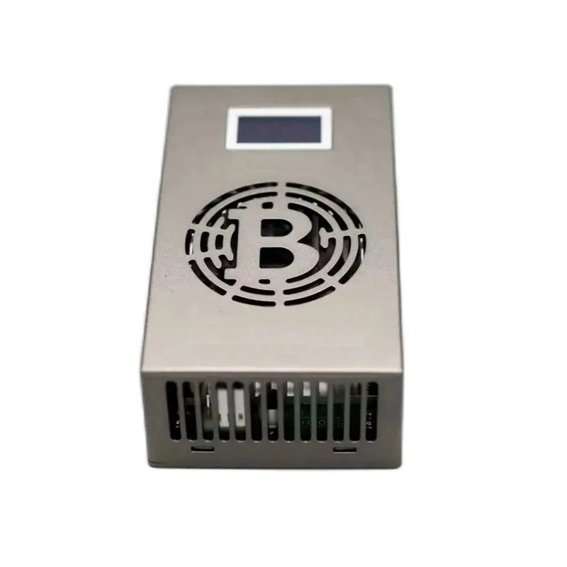 

Bitcoin 500G/S BM1366 Asic Chip Mini Silent Cryptocurrency Mining Machine with Power Supply US Plug