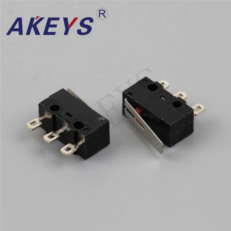 10 PCS MS-004 3 with hole foot long life large current computer mouse double micro switch