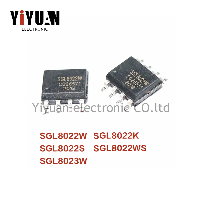 10PCS NEW SGL8022W SGL8022K SGL8022S SGL8022WS SGL8023W SOP-8 LED Touch chip