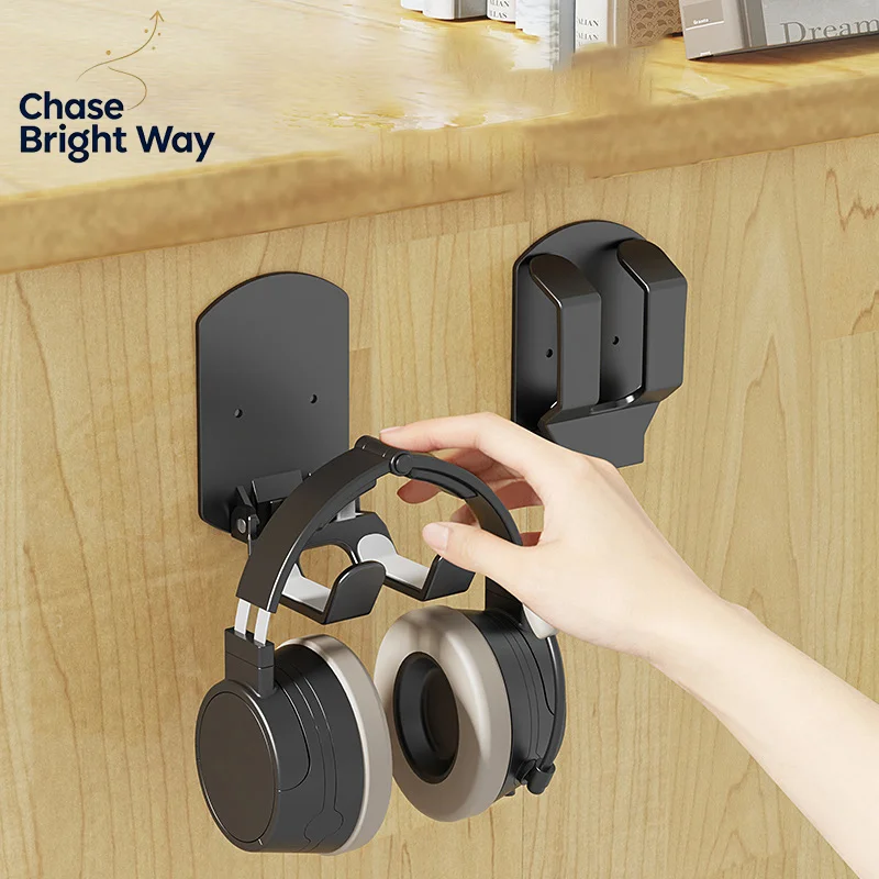 Wall Mounted Game Controller Bracket Base No Punching Easy Install Required Controller Storage Rack For Gaming Headset Bracket