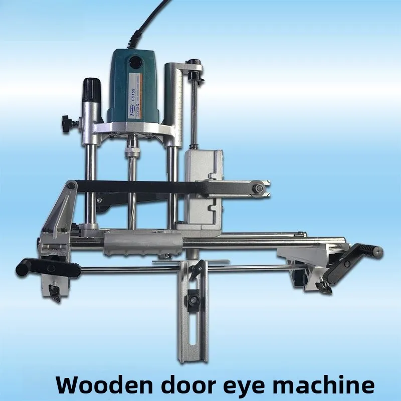 Solid wood door opener, wooden  keyhole tool, slotting machine, portable mortise ,lock hole punching , woodworking artifact