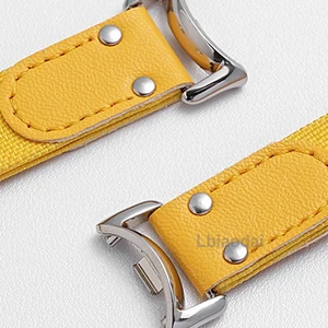 Originalarmband für Xiaomi Mi Band 8, Fashion Miband 8 NFC Leder Ersatzarmband, Nylon Mi Band 8 9 Band Armband 10 Hauptverkäufe Xiaomi Offizielle Website - №4