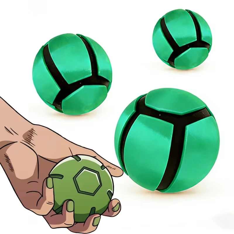 

Anime STEEL BALL RUN Gyro Cosplay Prop Model PLA 3D Printing Spin Ball Ornament Decoration Carnival Party Accessory