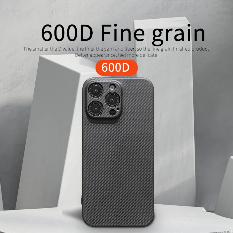Ultra-Thin Original  Carbon Fiber Case for iPhone 16 Series  Aramid Fiber Cover for iPhone 16, 16 Pro, 16 Pro Max & 16 Plus image 2