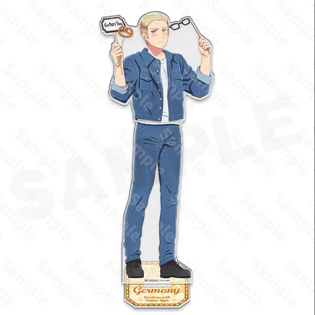 Game APH France England Germany America Japan Italy Russia Acrylic Stand Doll Anime Figure Model Plate Cosplay Toy Gift