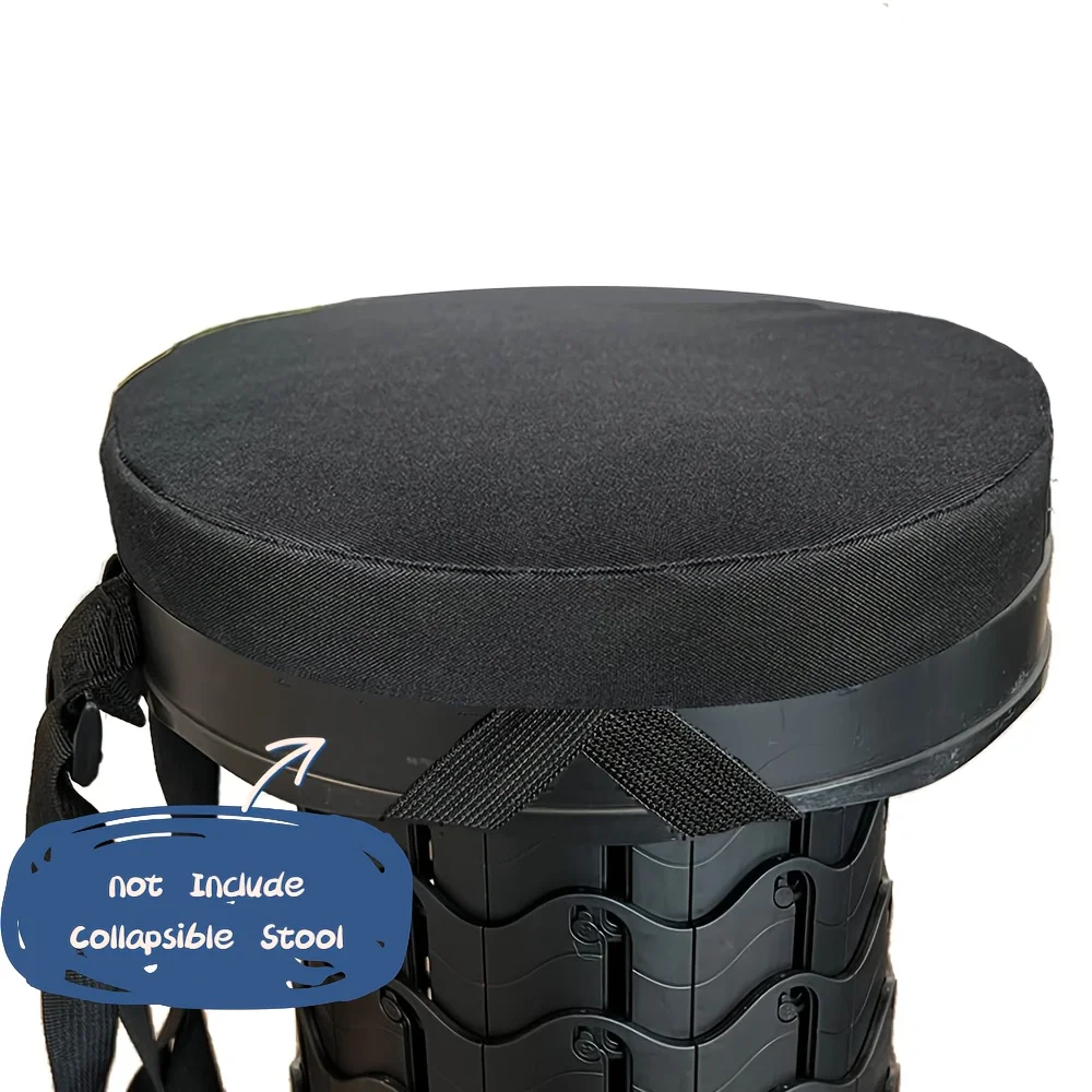 Portable Camping Stool Seat Cushion, Foldable Stool Small Chair Cushion, Foldable Stool Cushion