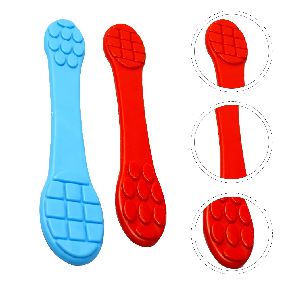 

2Pcs Silicone Meridian Pat Body Care Tool Portable Massage Stick Back Hammer Promote Circulation Improve Metabolism Health Care