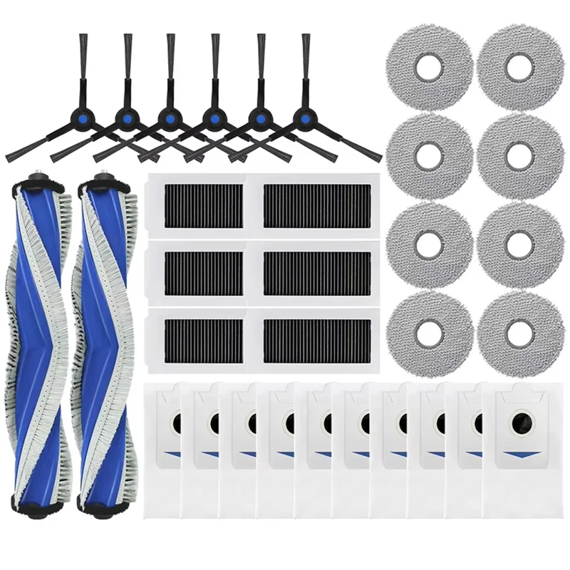 SANQ For Ecovacs X5 OMNI/X5 PRO OMNI Replacement Dust Bag Main Side Brush Filter Mop Accessories Robot Vaccum