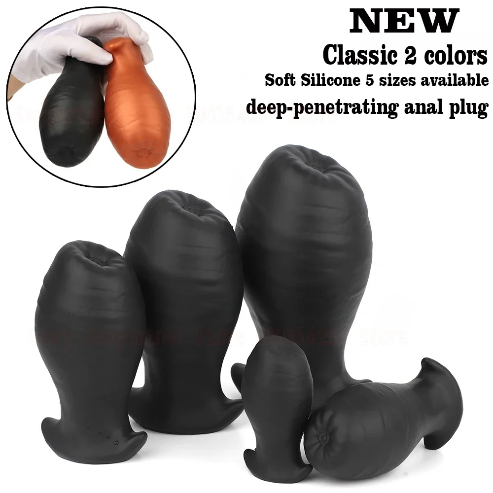 NEW Silicone Huge Anal Plug Fisting Dildo Vaginal Stimulation Ass ButtPlug Anal Dilator Masturbator Adult Sex Toy For Women Men