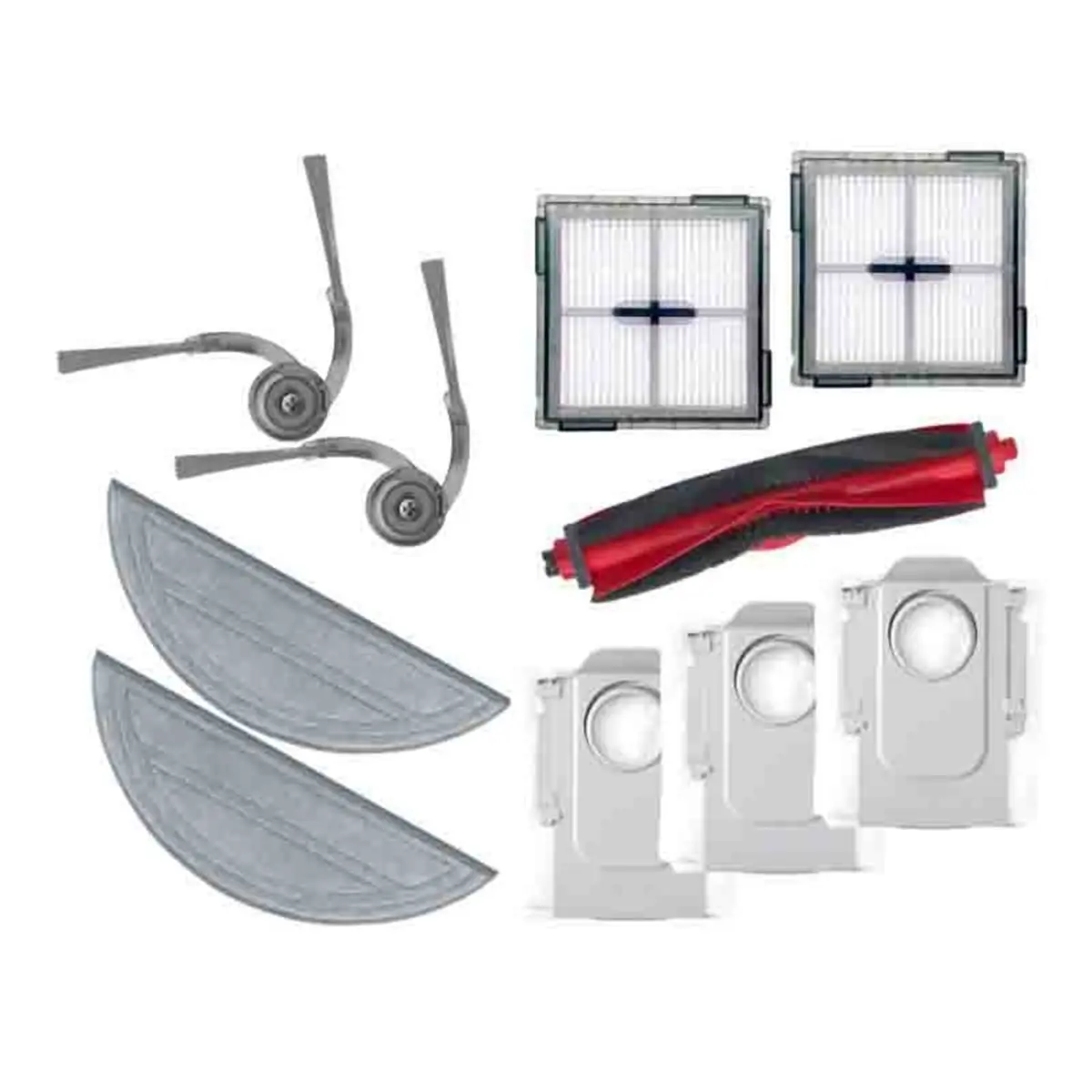 [Online Promotion]For Q10 Accessory HEPA Filter, Main Brush, Side Brush, Mop, Dust Bag Robot Vacuum Cleaner Spare Parts